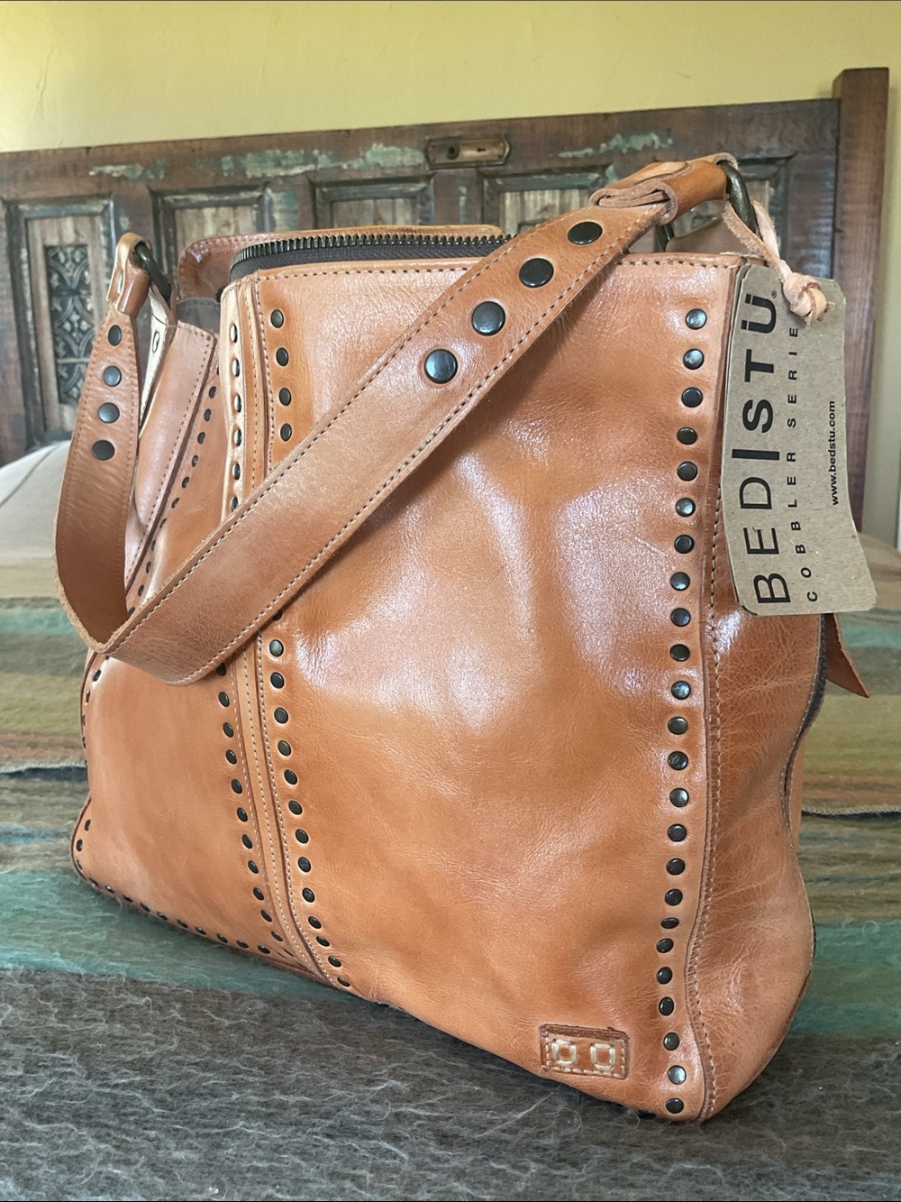 BedStü Packet Leather Bag